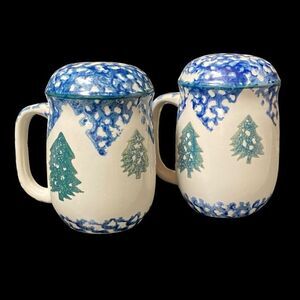 Cabin In The Snow Salt and Pepper Shakers